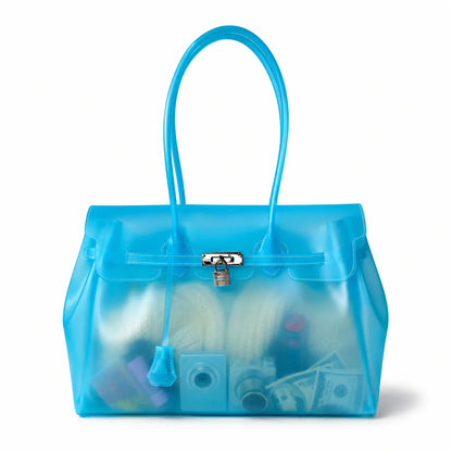 Jelly Firkin Bag – Transparente Trend-Handtasche
