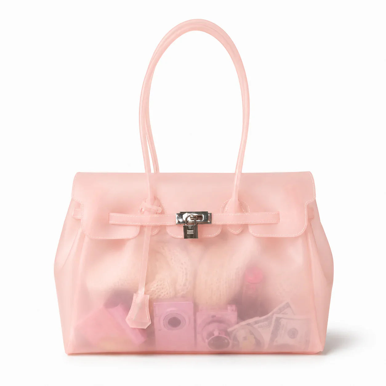 Jelly Firkin Bag – Transparente Trend-Handtasche