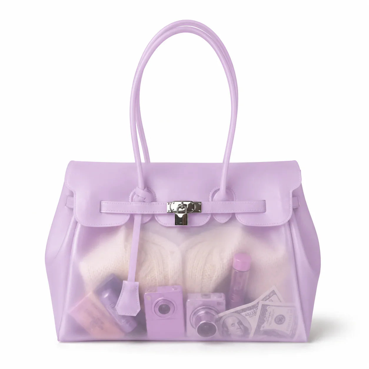 Jelly Firkin Bag – Transparente Trend-Handtasche