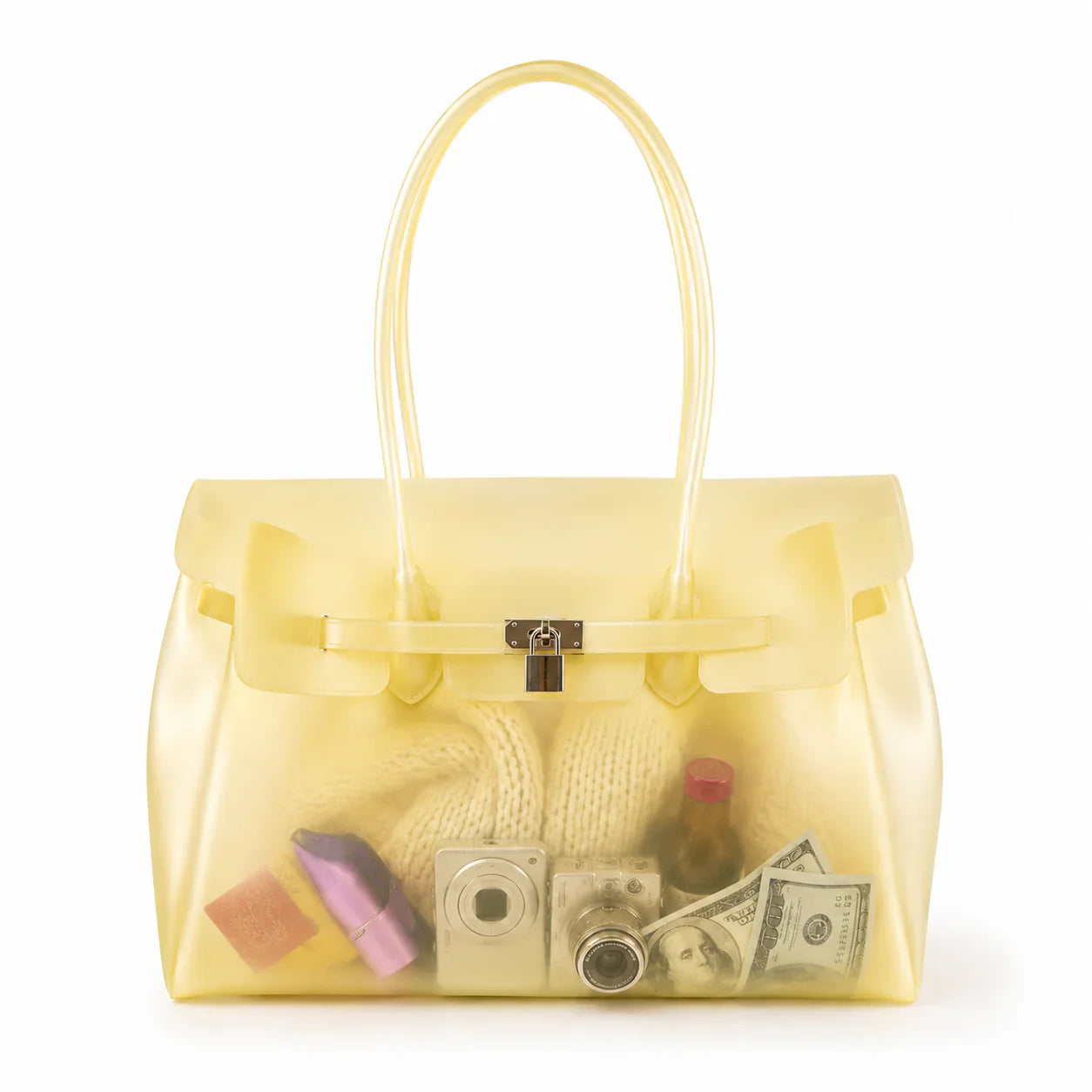 Jelly Firkin Bag – Transparente Trend-Handtasche