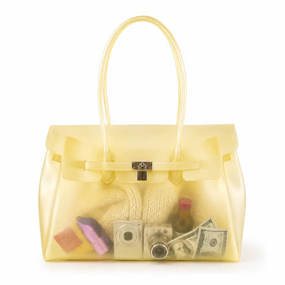 Jelly Firkin Bag – Transparente Trend-Handtasche
