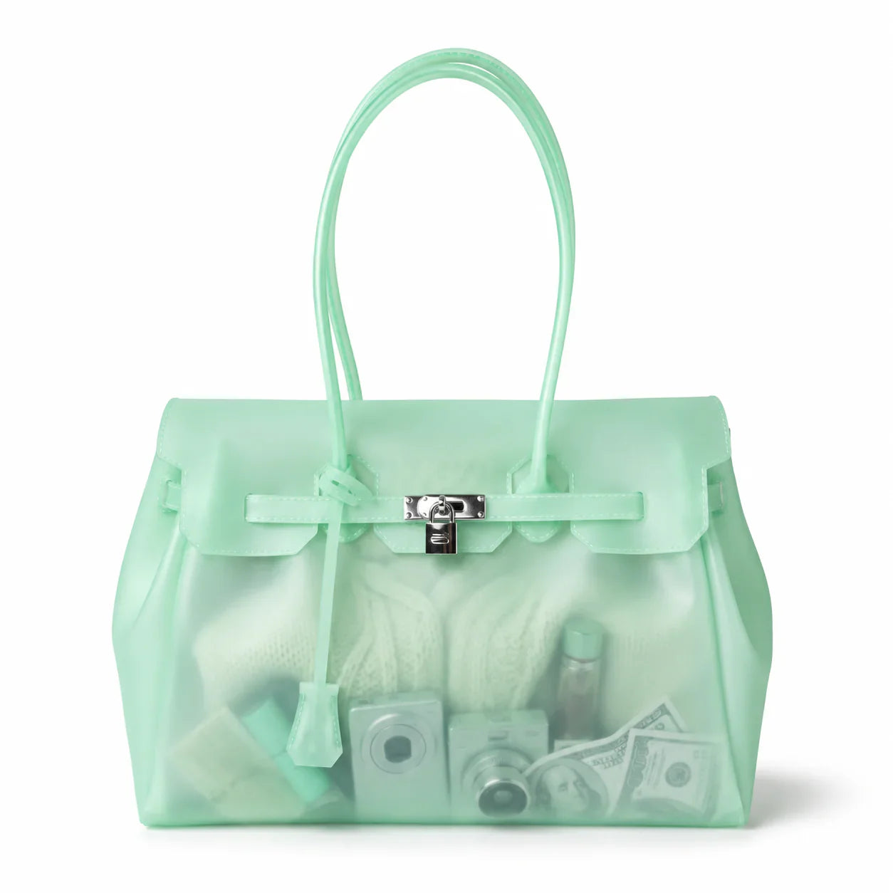 Jelly Firkin Bag – Transparente Trend-Handtasche