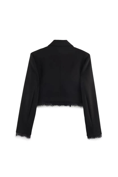 Victoria Lace Set – Eleganter Blazer-Shorts-Zweiteiler
