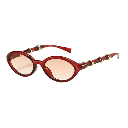 Retro Oval Sonnenbrille – Damen UV400