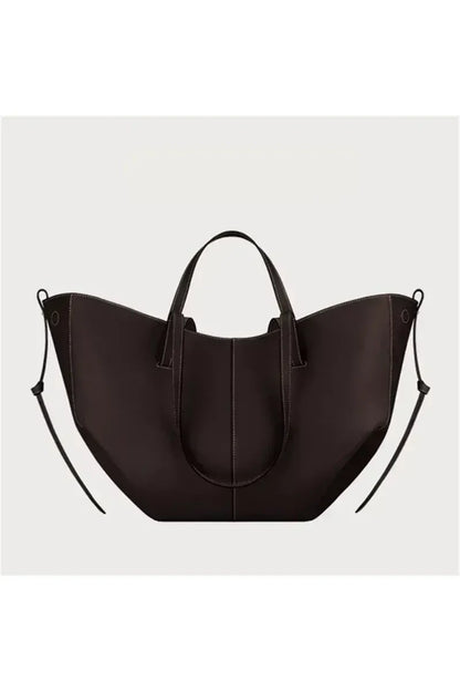 Camille Plissé Bag – Französische Y2K Schultertasche mit großer Kapazität