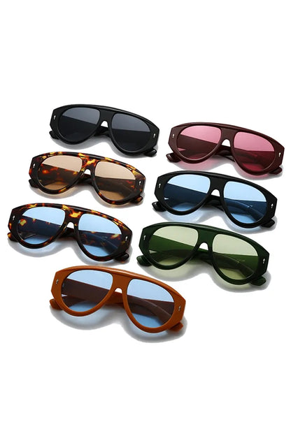 Sky Raider Retro Pilot Sonnenbrille – Unisex