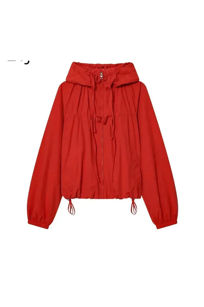 Ariane Hooded Coat – Oversize Damen Jacke mit Kapuze