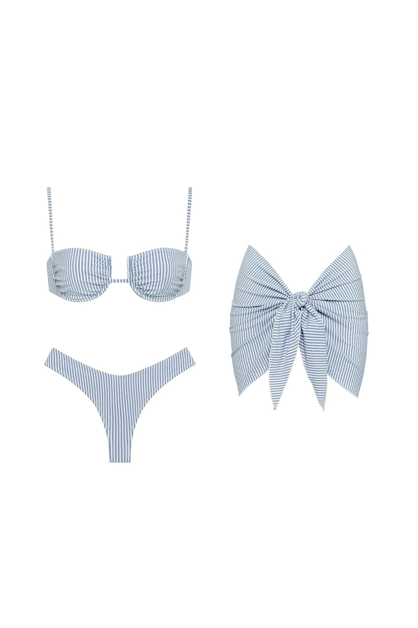 Lily Halter Monokini – Stylischer Damen-Badeanzug mit Cover-Up