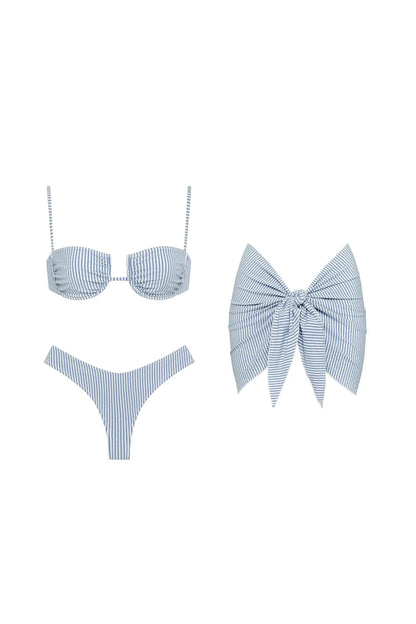 Lily Halter Monokini – Stylischer Damen-Badeanzug mit Cover-Up