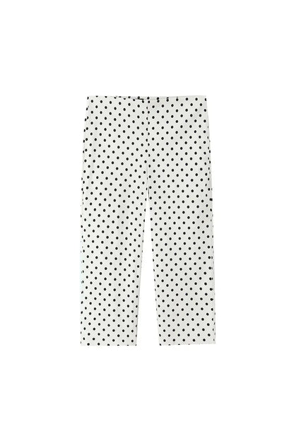 Charlotte Polka Dot Set – Kurzes Top & High‑Waist Hose