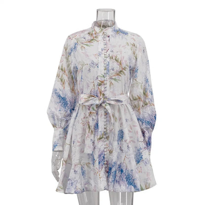 Élodie Vintage Blumenkleid – Elegantes Midikleid im französischen Stil