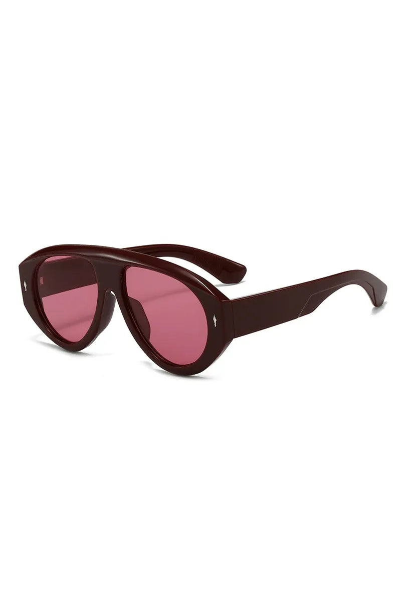 Sky Raider Retro Pilot Sonnenbrille – Unisex