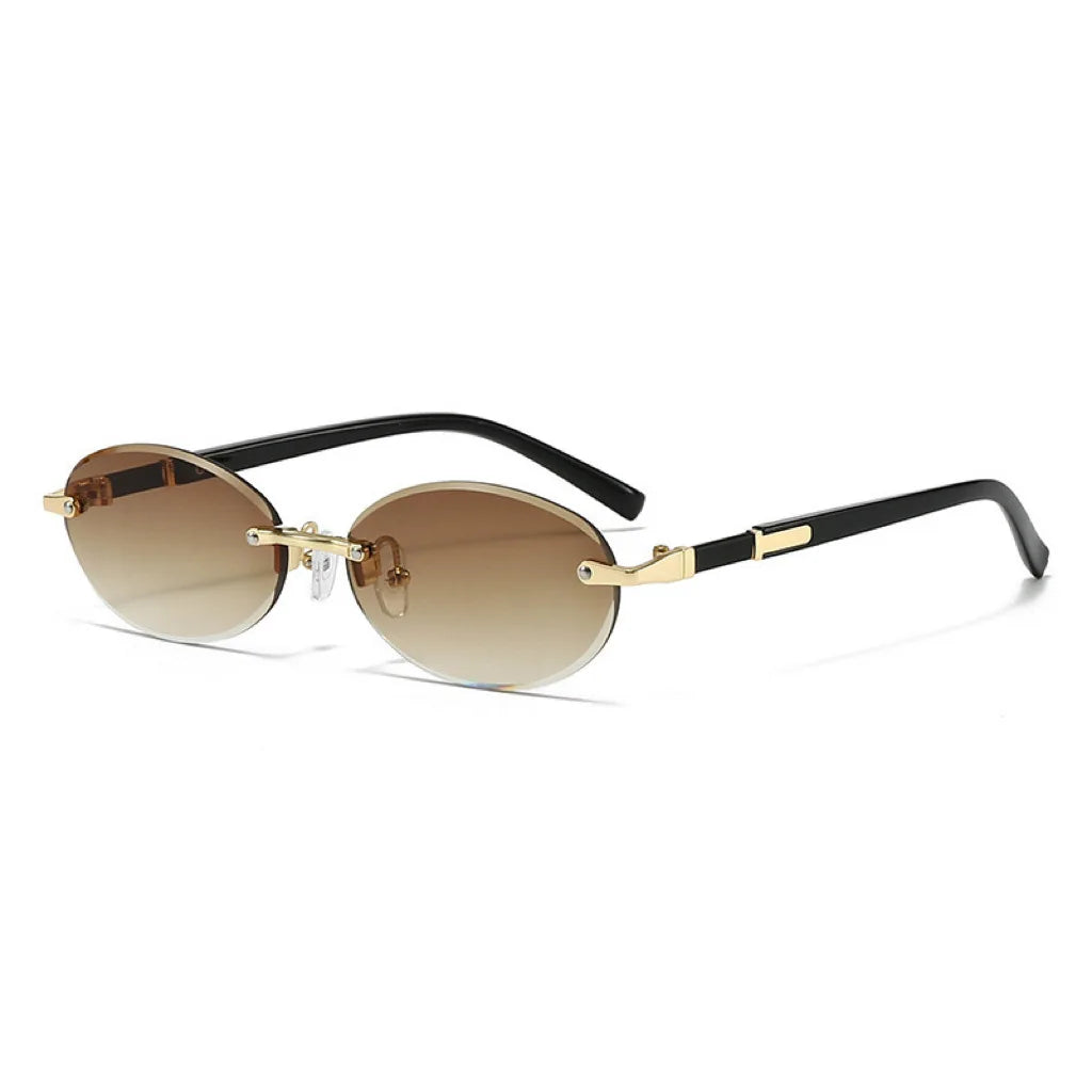 Neo Ellipse Rahmenlose Sonnenbrille UV400