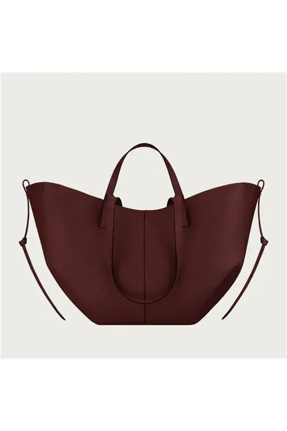 Camille Plissé Bag – Französische Y2K Schultertasche mit großer Kapazität
