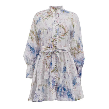 Élodie Vintage Blumenkleid – Elegantes Midikleid im französischen Stil