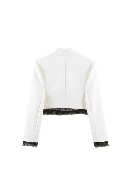 Victoria Lace Set – Eleganter Blazer-Shorts-Zweiteiler