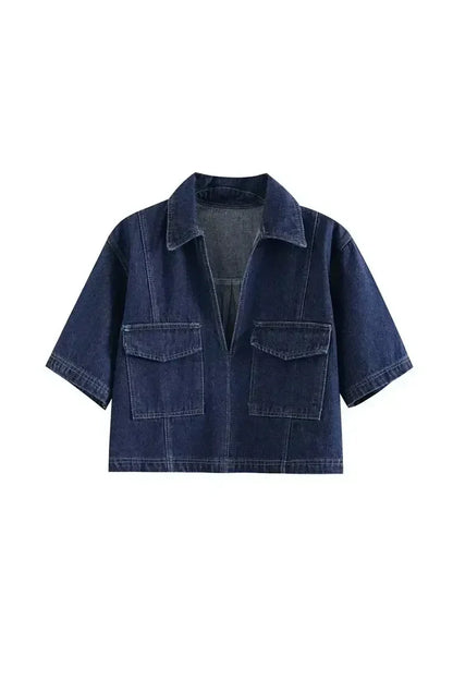 Mia Denim Chic – 2‑teiliges Damen Denim‑Set