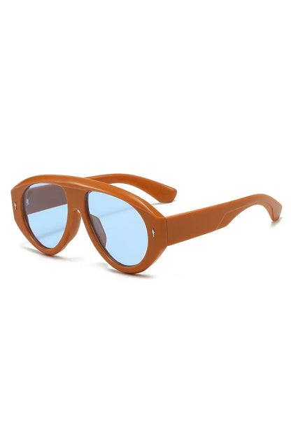 Sky Raider Retro Pilot Sonnenbrille – Unisex
