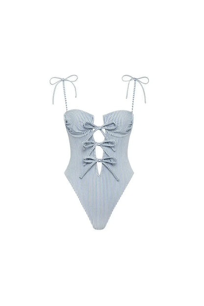 Lily Halter Monokini – Stylischer Damen-Badeanzug mit Cover-Up