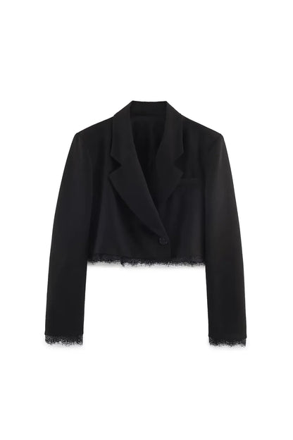 Victoria Lace Set – Eleganter Blazer-Shorts-Zweiteiler